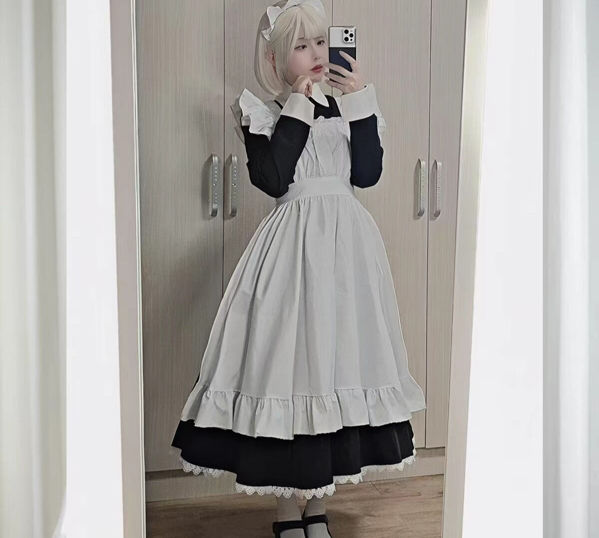 长款女仆裙