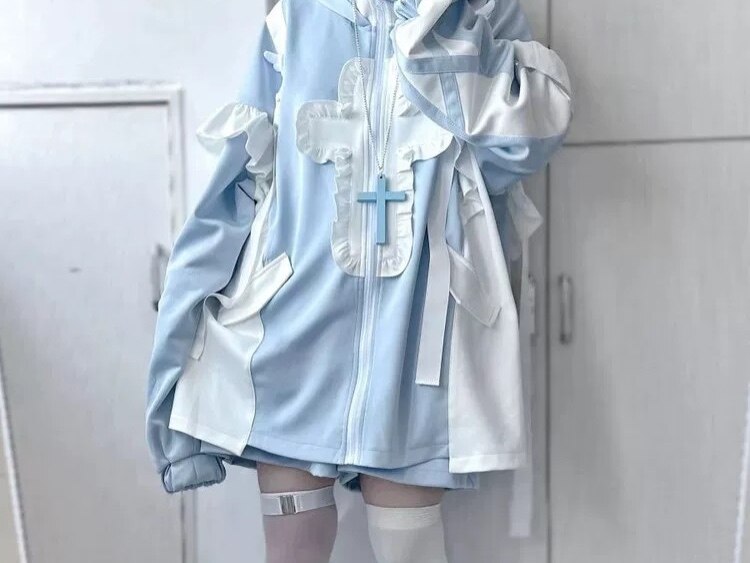 水色系十字架